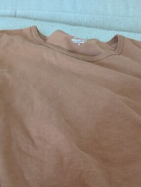 J. Crew Organic Crewneck Tee - Rust